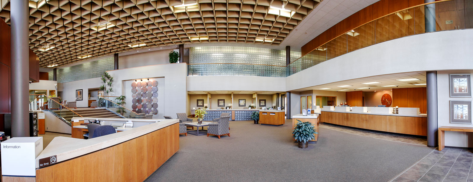 Photo of the Liberty National Bank Lobby
